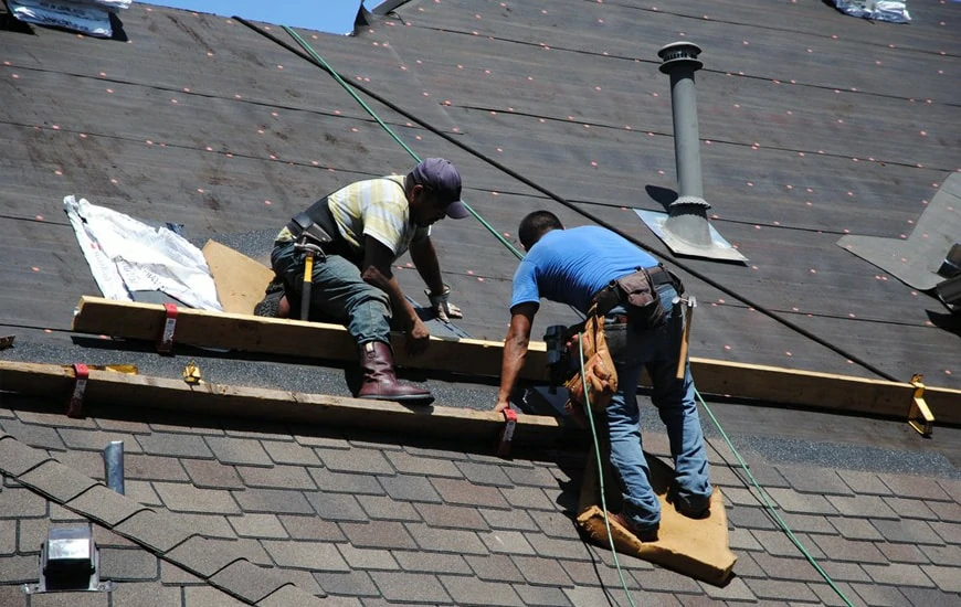 Roof maintenance in roofers io Pitched shingle roofing in Victoria
